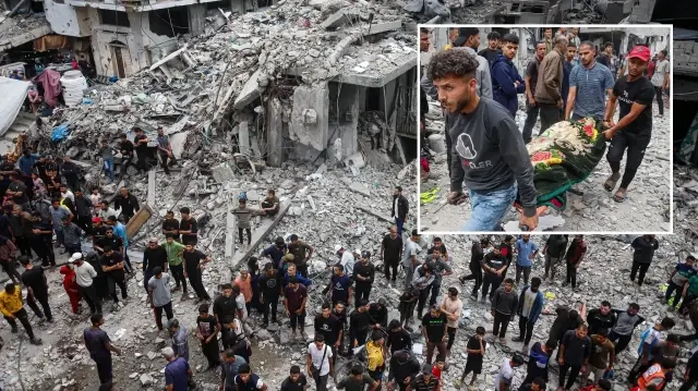 katil israilin gazzeye duzenledigi saldirilarda 33 filistinli hayatini kaybetti ILE8jJvw